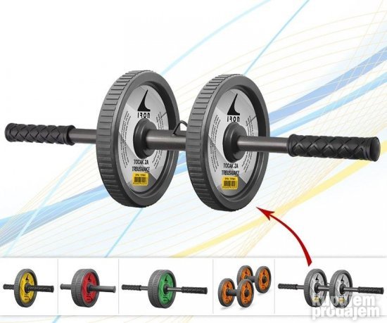Točak za trbušnjake ab roller ŠIRI HVAT sa alkom KupujemProdajem