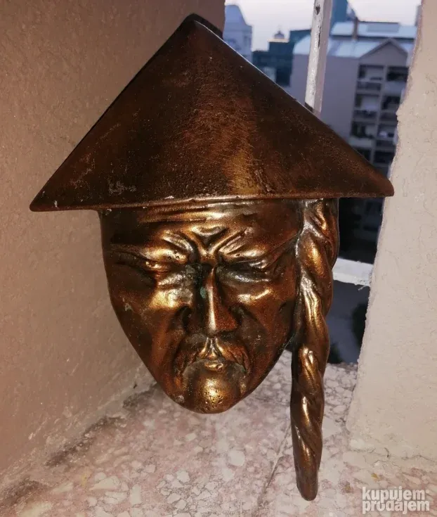 KINEZ Vintage stara zidna figura ukras