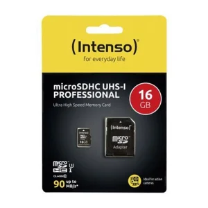 Micro SD 16 GB INTENSO UHS-I CLASS10 sa adapterom