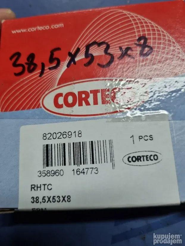 Semering seal 38.5x53x8 corteco  38,5x53x8 za Subaru