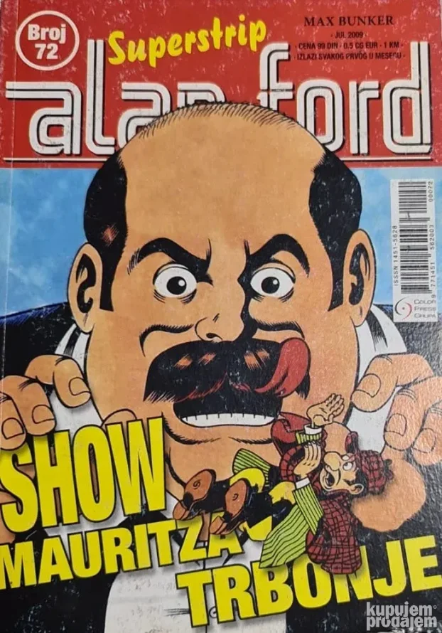 Alan Ford -br. 72 - Show Mauritza Trbonje