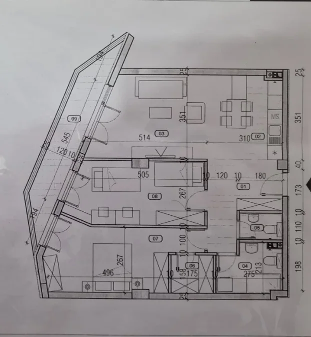 Kragujevac, Centar, 3.0 trosoban, 82 m²