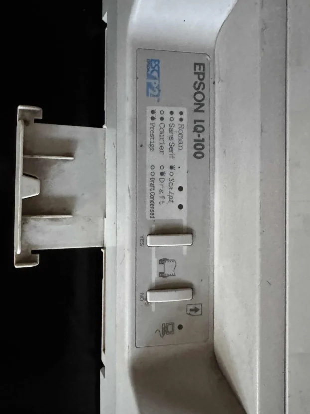 Epson LQ-100 – Retro matrični štampač