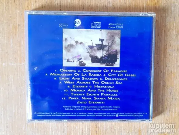 Vangelis - 1492 Conquest of paradise - CD