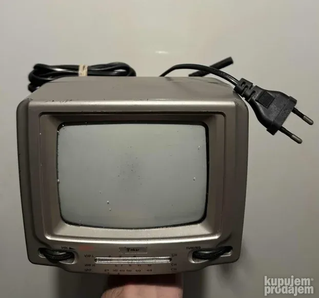 Mini TV Portable Scott MTV 25 - Télé Couleur Vintage 90's - 2.5 Pouces LCD - Excellent état
