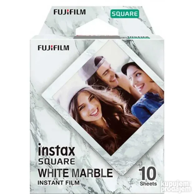 Fuji Instax Square Fehermarvany Framed Film 10 Pcs