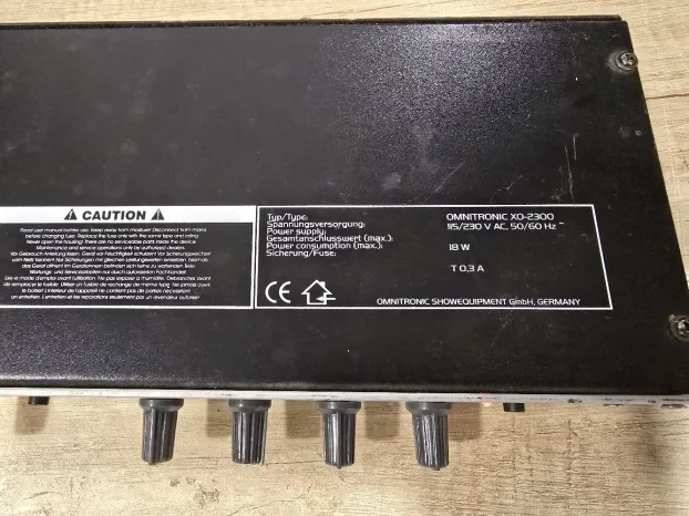 Omnitronic XO-2300 Crossover