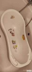 Kadica za bebe, drzac za kadicu i kupko (komplet)