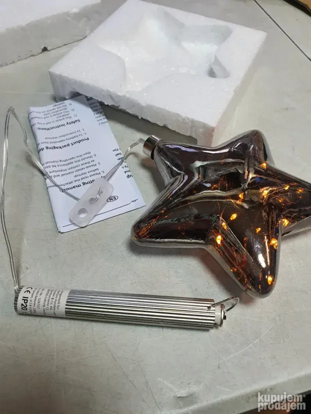 Dekorativna Led Zvezda na Baterije
