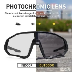 SCVCN - vrhunske biciklističke naočare Fotohromatske i UV40
