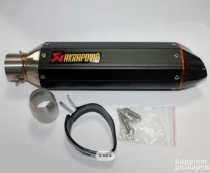 Auspuh za motor AKRAPOVIĆ karbon 41cm REPLIKA KOD 3324-88