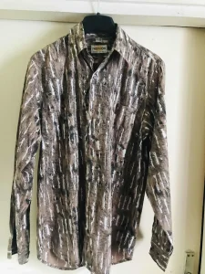 Fashion & Style-atraktivno prošarana-kvalitetna košulja-M/L