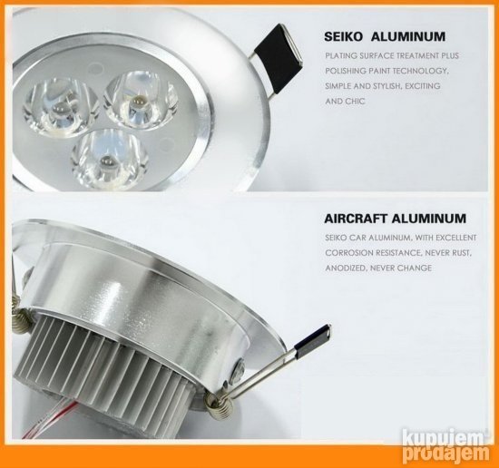 LED HIGH POWER rozetna 3w Iklasa