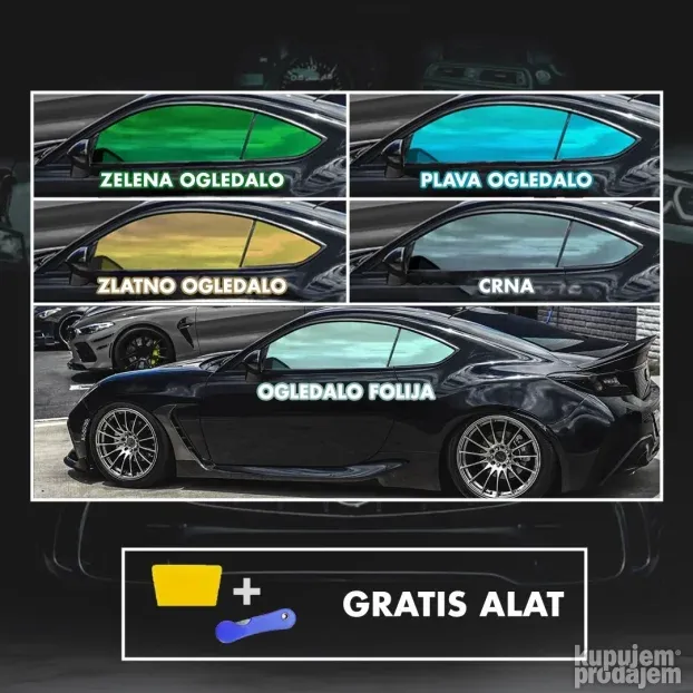 Folije za zatamnjivanje stakla PREMIUM rolna 75cm x 3m