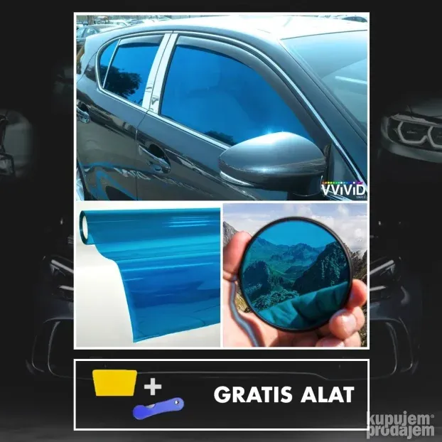Folije za zatamnjivanje stakla PREMIUM rolna 75cm x 3m
