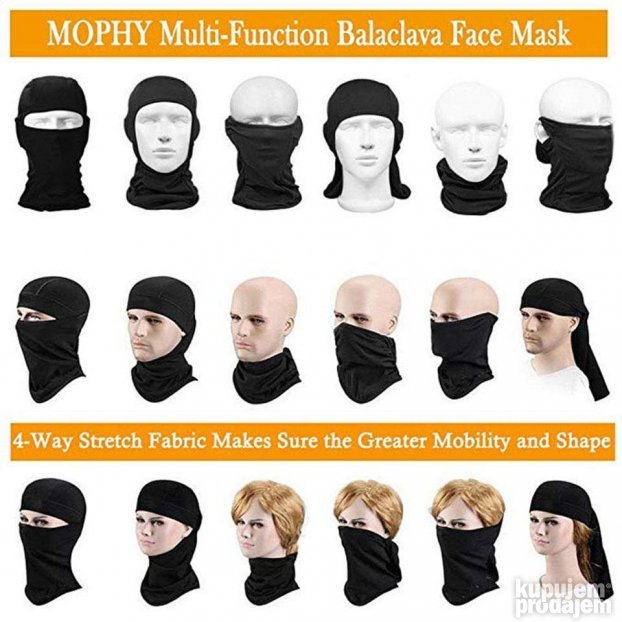 Maskirna Balaklava Fantomka podkapa potkapa maska airsoft 21