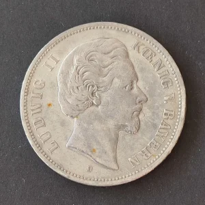 5 maraka 1875 D srebro
