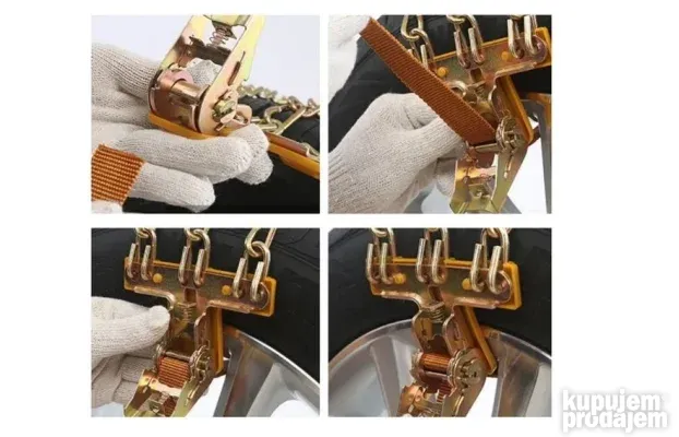 Lanci za sneg 225-285mm set 8 komada