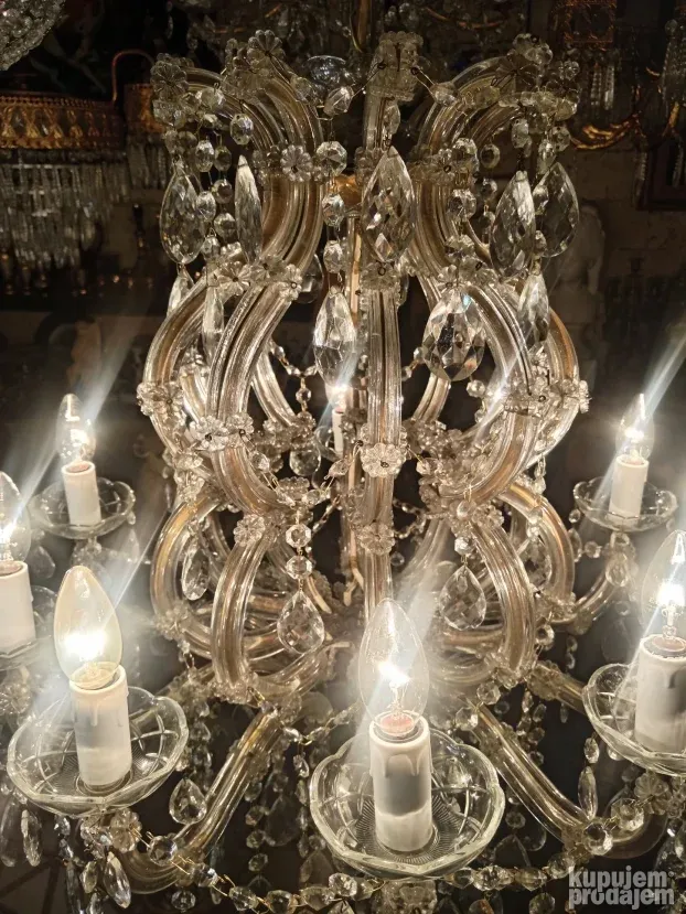 Venecijanski kristalni luster - Salonac