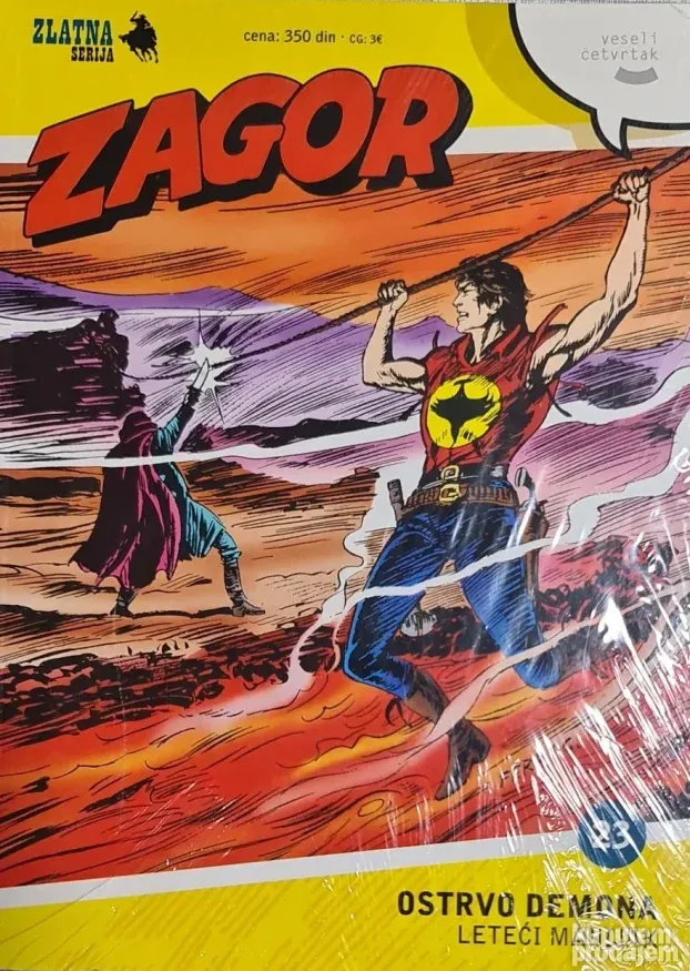 Zagor  Zlatna serija  Br. 23 - Ostrvo demona  u celofanu