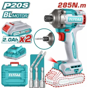 Aku udarni usadni odvijač 285NM,SET TIRLI2028E