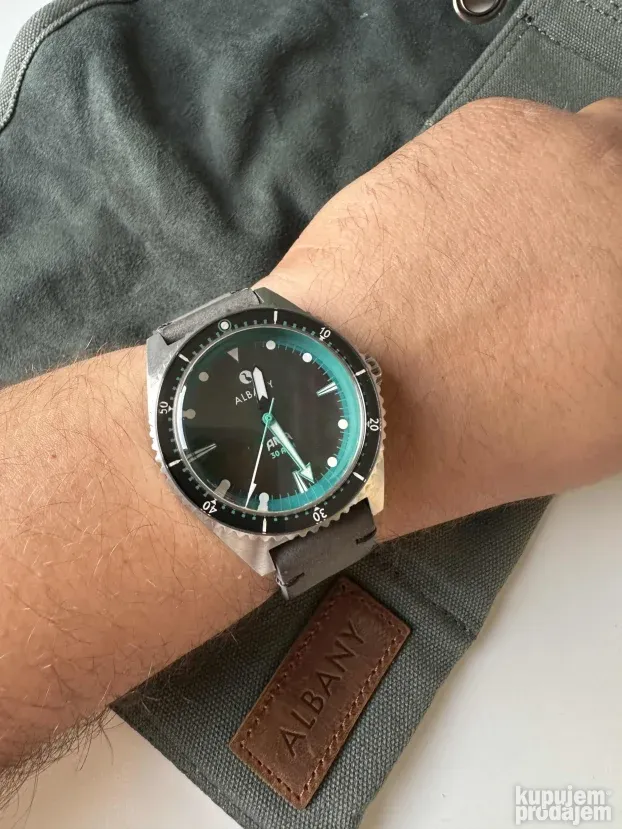 Albany AMA Black Pearl Mioyota 9039 Diver 300m Automatic