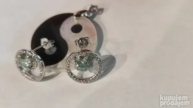 TOP 9 S925 mindjuse Mojsanit Dijamanti 0,5CT - 5mm X 2