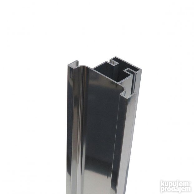 RU U GL 026 Ugradni Profil - Ručica Rukohavt AL Srebro Sjaj