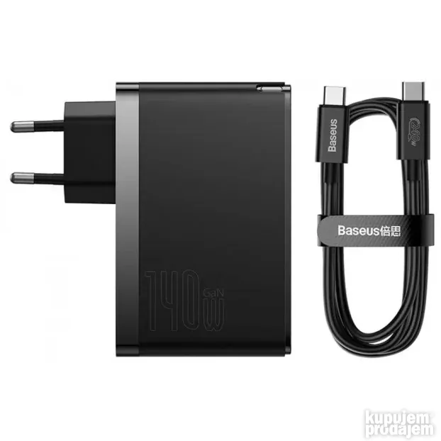 BASEUS 140W GaN5 Pro wall charger black, kupi
