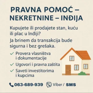 Pravna pomoć- nekretnine