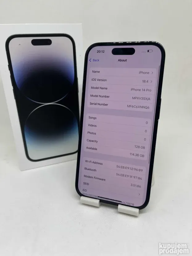 Iphone 14 Pro 128gb Bh100%