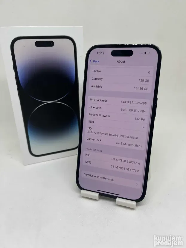 Iphone 14 Pro 128gb Bh100%