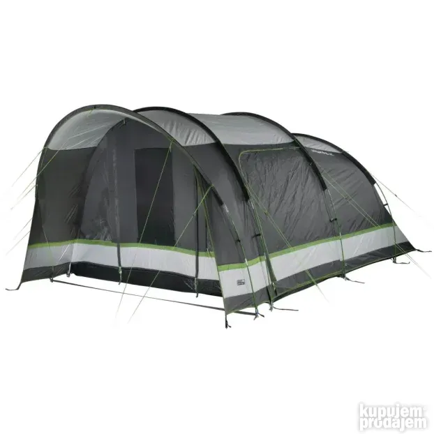 High Peak 11815 Brixen 4.0 Family Tunnel Tent Gray-green