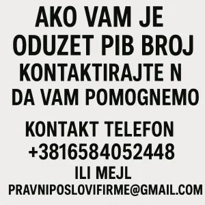 preuzimanje firmi u blokadi vracanje oduzuteih PIB-a