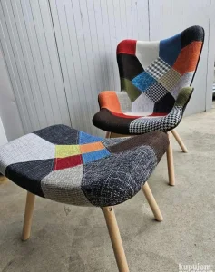 Klub fotelja i tabure NOVO