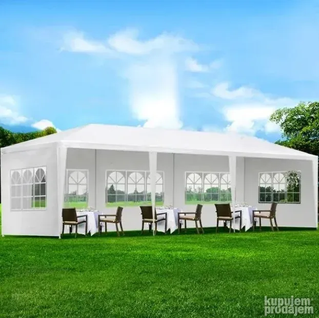 Tende paviljoni 3x6m i 3x9m sa bocnim stranama NA STANJU
