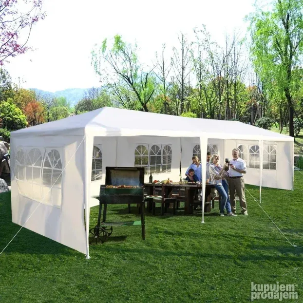 Tende paviljoni 3x6m i 3x9m sa bocnim stranama NA STANJU