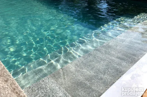 Bazenska Porcelanska pločica Serena Nero Anti-Slip