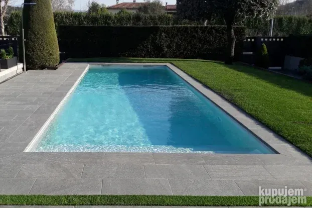 Bazenska Porcelanska pločica Serena Nero Anti-Slip