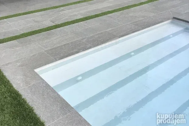 Bazenska Porcelanska pločica Serena Nero Anti-Slip