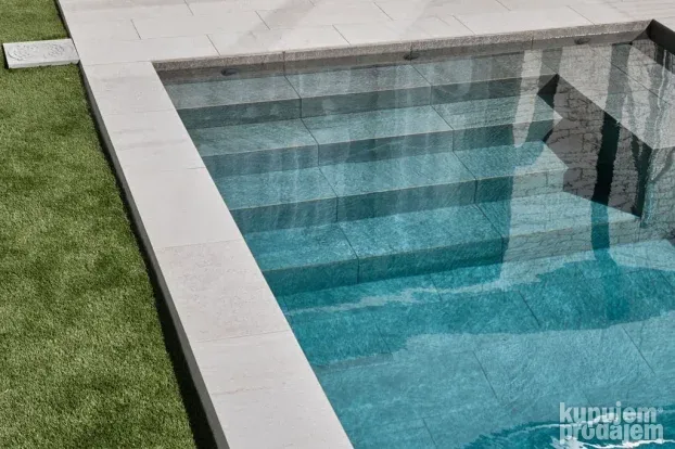 Bazenska Porcelanska pločica Serena Nero Anti-Slip