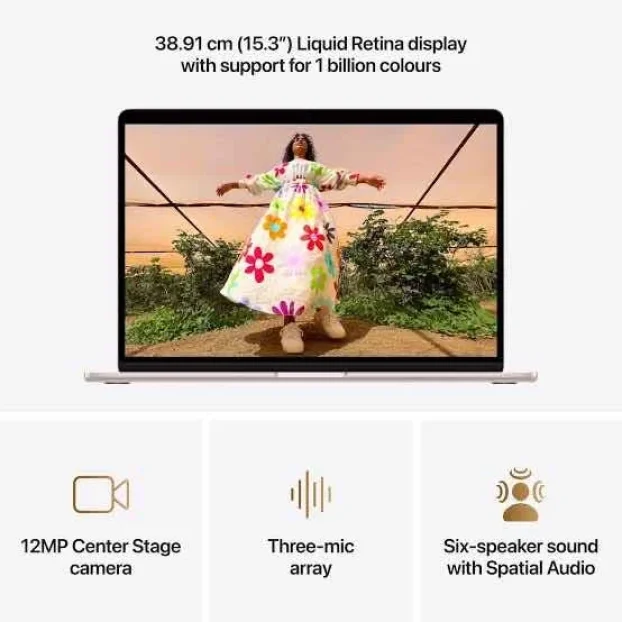 Apple Macbook Air M5 16 512 15”inch [ 16GB 512GB ] NOVO
