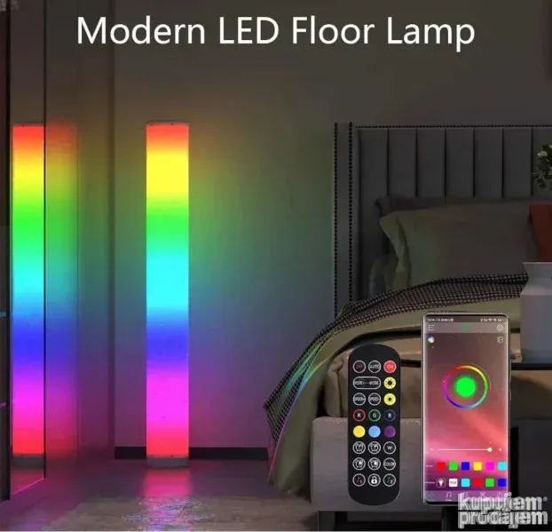 Podna Lampa RGB Lampa Pametna Lampa Dekorativna Lampa - KupujemProdajem