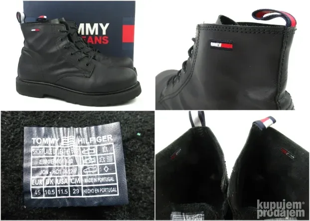 Tommy Hilfiger cipele čizme KOŽA  T4139