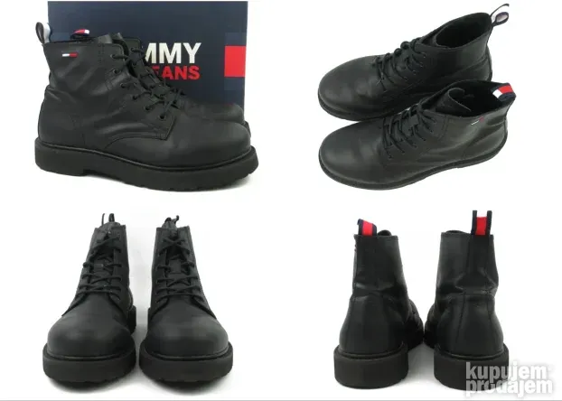 Tommy Hilfiger cipele čizme KOŽA  T4139
