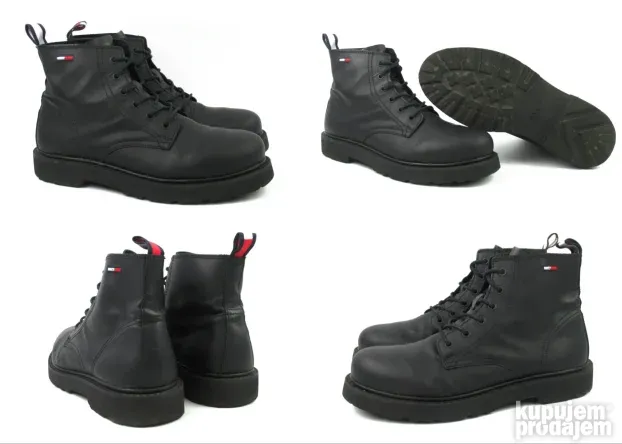 Tommy Hilfiger cipele čizme KOŽA  T4139