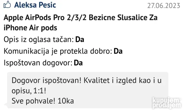 Apple AirPods Pro 2/3/2 Bezicne Slusalice Za iPhone Air Pods