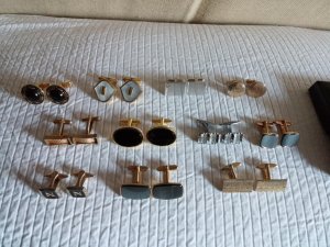 Starinska dugmad za manžetne (komplet)