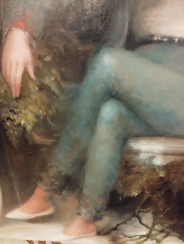 Hodi Ferenc-portret naslikao svoju zenu-120x90cm