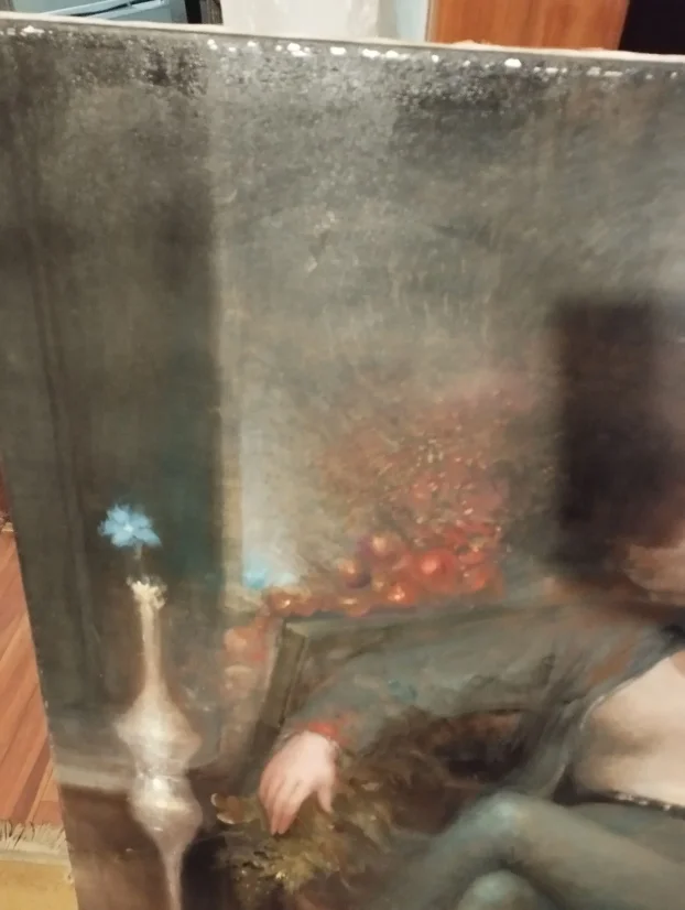 Hodi Ferenc-portret naslikao svoju zenu-120x90cm